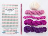 Kid's Wall Art Weaving Kit - Purple Weaving