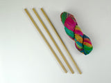 Large Wall Hanging Dowels - Natural Finish