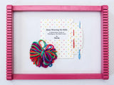 Kid's Weaving Loom Kit - Pink Loom