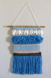 Wall Art Weaving Kit - River Rise (Blue/ Brown Colors)