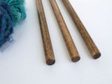 Wall Hanging Dowels - Walnut Finish