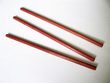Wall Hanging Dowels - Terracotta Red Clay Finish