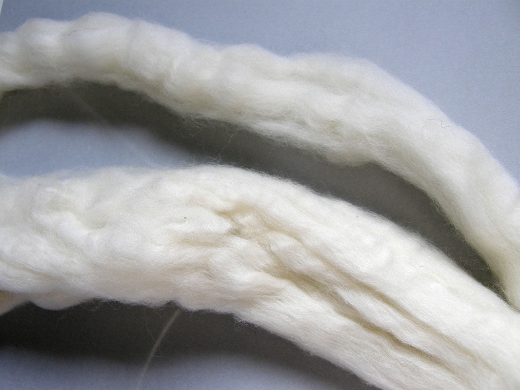 White Wool for Felting .5 ounce